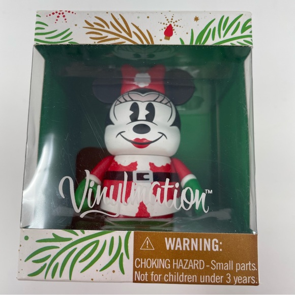 Disney Other - Disney Vinylmation Minnie Mouse Santa 2013 Holiday Christmas 3" New Sealed Box